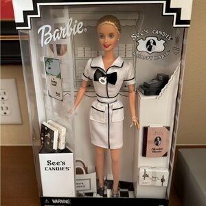 Authentic Brand New See’s Candies Barbie Doll